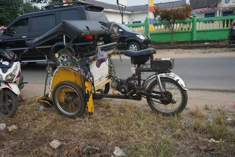 Modified pedicab Stock Photos