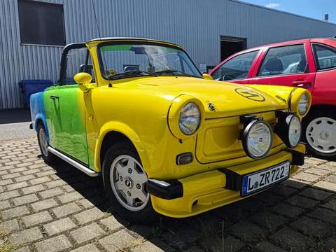 Modified Trabant 601 Cabriolet Stock Photos