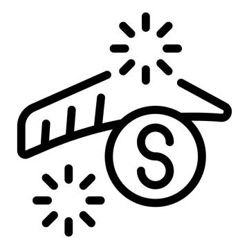 Modify eyebrow icon outline vector. Care face Stock Illustration
