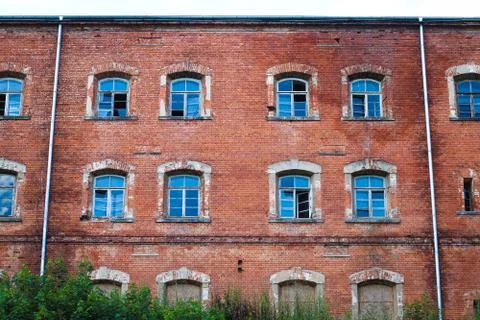 Modlin fortress baracks Stock Photos