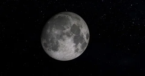 Modul Apollo 8 flying to the Moon. Space exploration program. 3d render. Vídeos de archivo 126028623