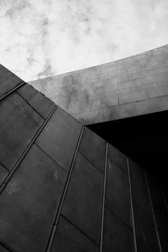 Modular architectural structure of a modern building 写真素材