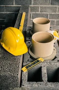 Modular chimney, close-up Stock Photos