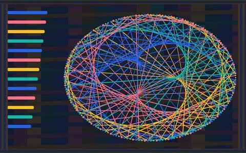 Modular Chord Orbit イラスト素材