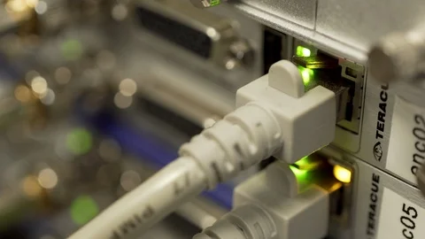 Modular DVB to IP gateway system for IPTV headends Stock Footage 102872316