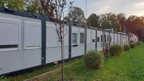 Modular houses Stock Photos