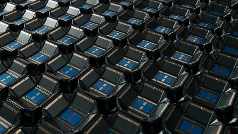 Modular Metal Pattern 스톡 일러스트