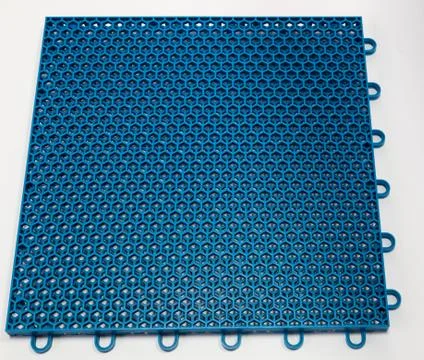 Modular plastic floor isolated on a white. Stock Photos