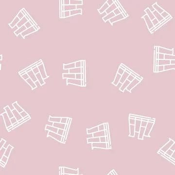 Modular pva cover floor line vector seamless pattern イラスト素材