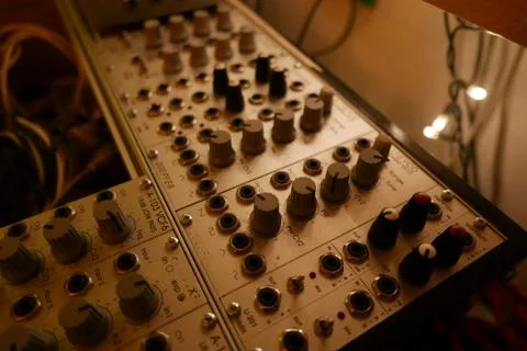 Modular Synthesizer Stock Photos