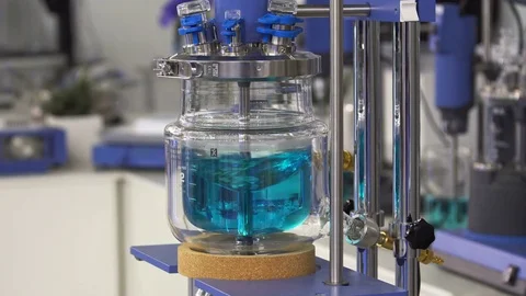 Modularly configured laboratory reactor Stock Footage 83041319