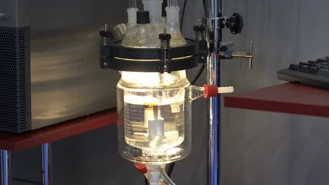 Modularly configured laboratory reactor 库存影片 83042903