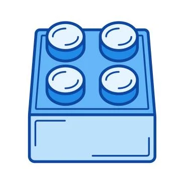 Module line icon. Illustrazione stock