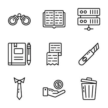 Module, Product Release, Presentation Line Vectors Stock Illustration