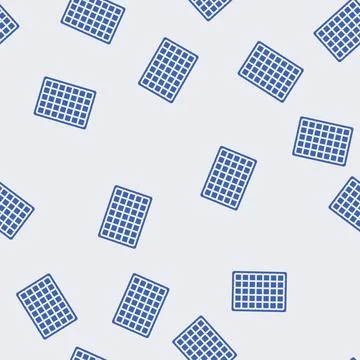 Module solar panel glyph seamless pattern イラスト素材