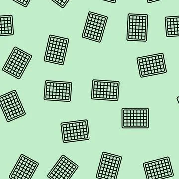 Module solar panel line seamless pattern イラスト素材