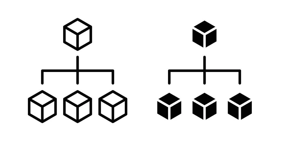 Modules icon vector design. EPS10 Stock Illustration