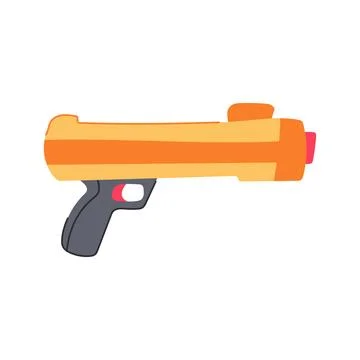 Modulus nerf gun toy cartoon vector illustration 스톡 일러스트