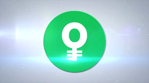 Moeda Loyalty Points MDA Cryptocurrency Logo Coin 3d Animation Motion Vídeo Stock 153005534