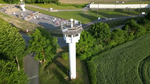 Moedlareuth watchtower Stockbeeldmateriaal 266115180