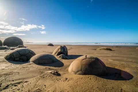 Moeraki Boulder Stock Photos
