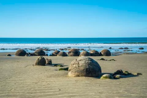 Moeraki Boulder Foto stock