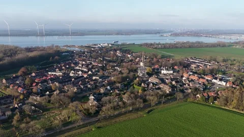 Moerdijk Aerial Video stock 321562949
