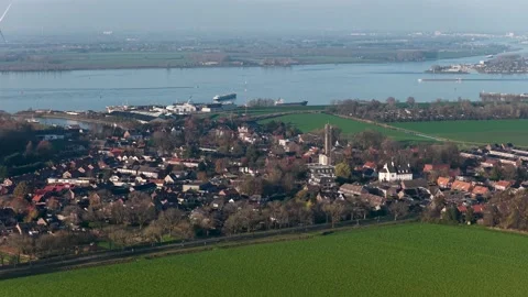 Moerdijk Aerial Video stock 321562976