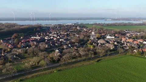 Moerdijk Aerial Video stock 321562985