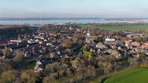 Moerdijk Aerial Video stock 321562986