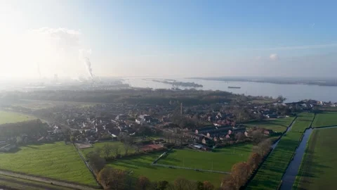 Moerdijk Aerial Video stock 321562989