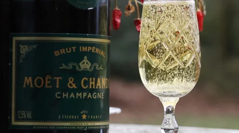 Moët &amp; Chandon Champagne Stock Footage 35651715