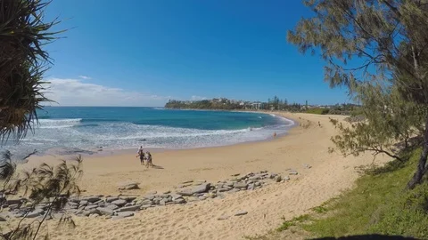 Moffat Beach on the Sunshine Coast Vidéo 95417304