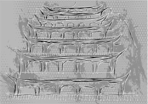 Mogao Stock Illustration