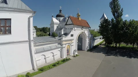 Mogilev, Belarus. St. Nicholas Monastery Complex Video stock 59853007