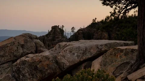 Mogollon Rim Sunset Stock Footage 40860179