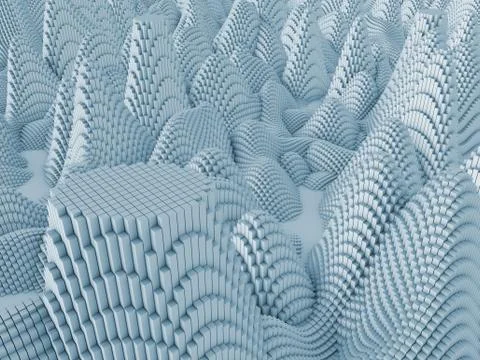 MoGraph Landscape Stock Illustration