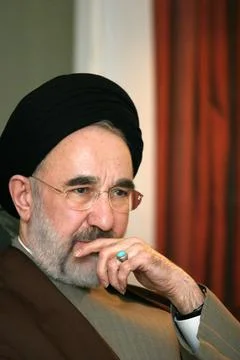 Mohammad Khatami portrait Stock Photos