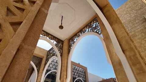 Mohammed VI Grand Mosque Architecture – Agadir Morocco May 24, 2026 Video stock 335587643