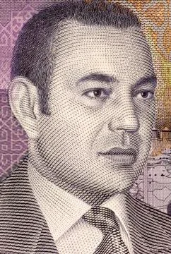 Mohammed VI of Morocco Stock Illustration