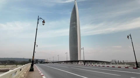 Mohammed VI Tower Rabat, Morocco December 10, 2025 Vídeos de archivo 324897374