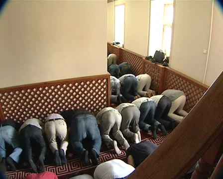 Mohammedan prayer Stock Footage 25563089