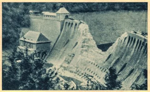 Mohne Dam after the attack Stock-Fotos