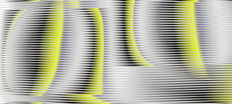 Moire abstract linear textured web banner with colors of the year. Stock Illustration