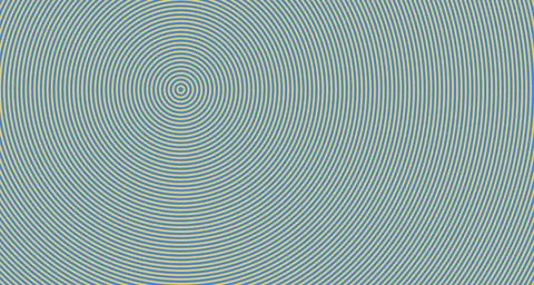 Moire interference rings pattern on dark background Stock Illustration