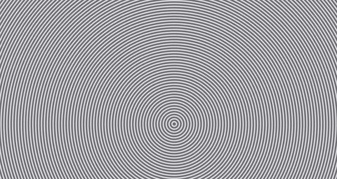 Moire interference rings pattern on dark background Stock Illustration