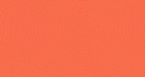 Moire interference rings pattern with warm neon tones Stock Illustration