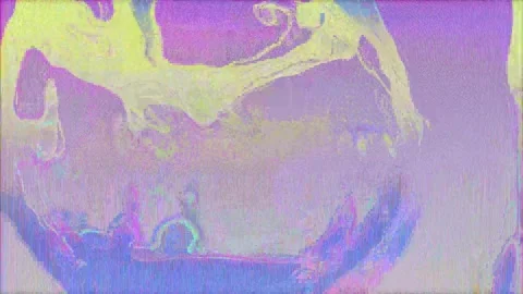 Moire, noise and waves glitch screen animation. Stock Footage 244353618
