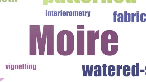 Moire Tagcloud Animated Isolated On White Vídeo Stock 103094181