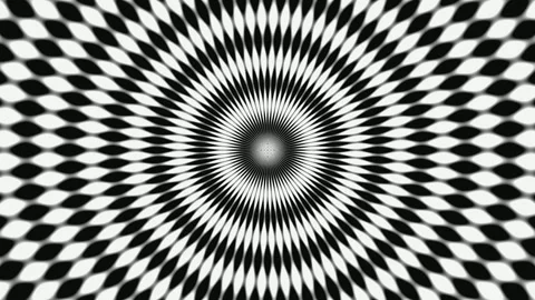 Moire Wave Geometric Interference Lattice Animation Loop Monochrome Stock Footage 346647729